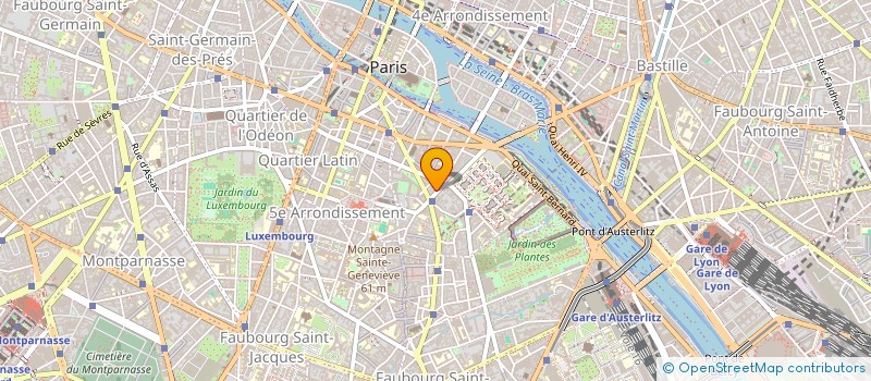 localisation de l'entreprise SCI DU ROUBAUD  PARIS