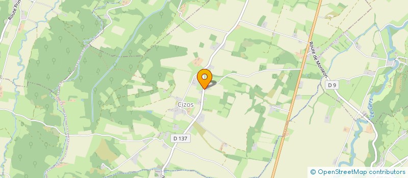 localisation de l'entreprise SCI DU ROUCAN  CIZOS