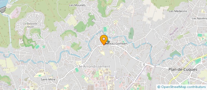 localisation de l'entreprise SCI DU ROUDELET à MARSEILLE