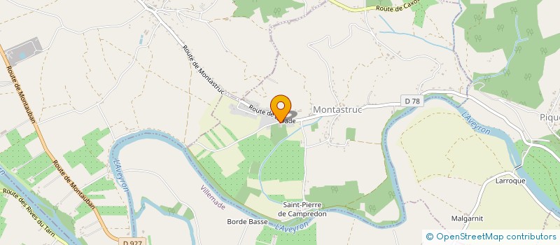 localisation de l'entreprise SCI DU ROUDIER  MONTASTRUC