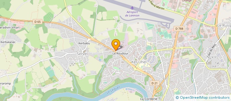 localisation de l'entreprise SCI DU ROUDOUR ALEMANY  LANNION