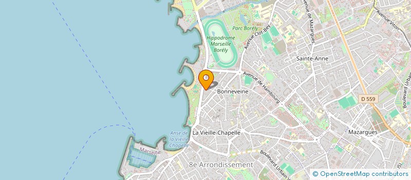 localisation de l'entreprise SCI DU ROUET à MARSEILLE 8