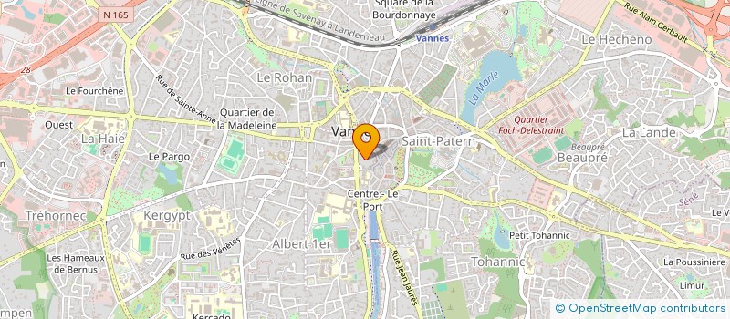 localisation de l'entreprise SCI DU ROULAGE à VANNES