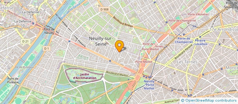localisation de l'entreprise SCI DU ROULE à NEUILLY-SUR-SEINE