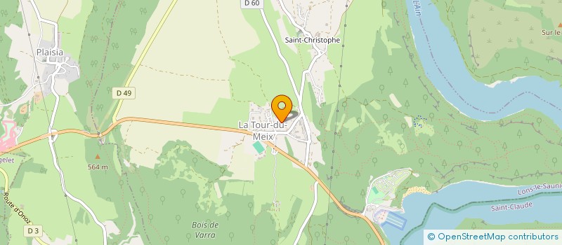 localisation de l'entreprise SCI DU ROUPOIX  LA TOUR-DU-MEIX