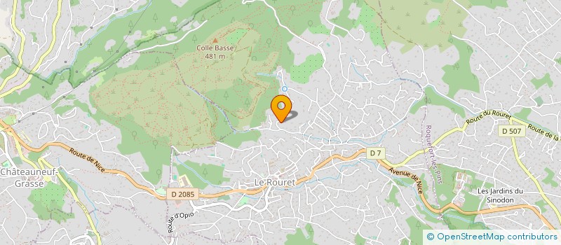 localisation de l'entreprise SCI DU ROURET  LE ROURET