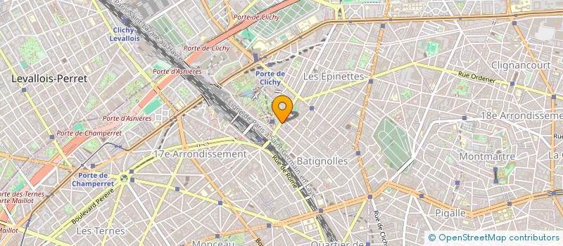 localisation de l'entreprise SCI DU ROUSSEAU  PARIS