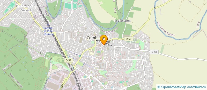 localisation de l'entreprise SCI DU ROUSSILLON  COMBS-LA-VILLE