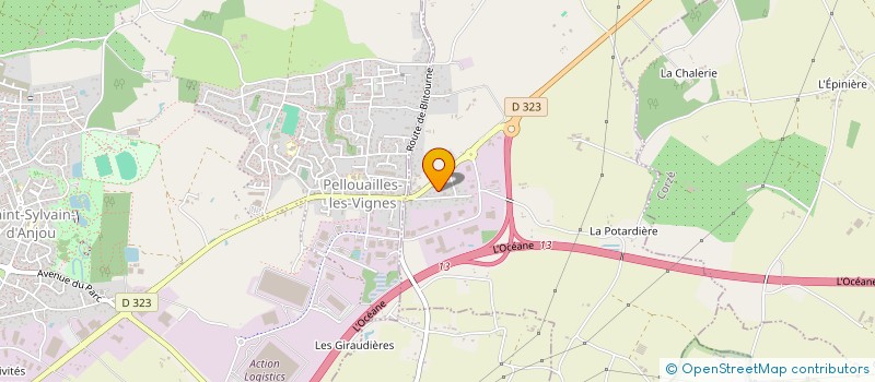 localisation de l'entreprise SCI DU ROUSSILLON  RIVES-DU-LOIR-EN-ANJOU