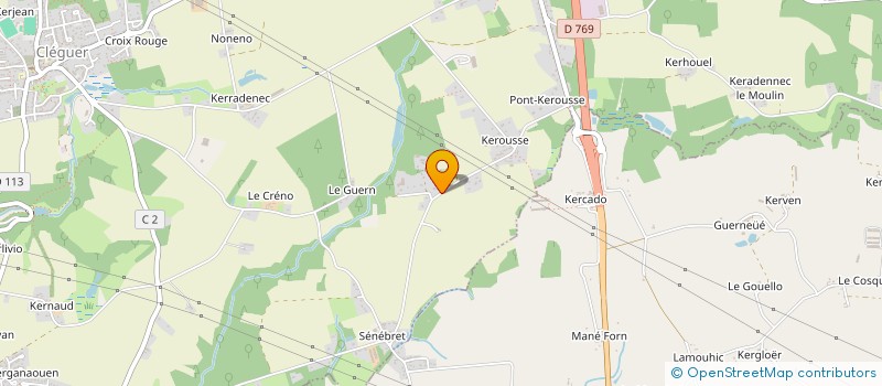 localisation de l'entreprise SCI DU ROUVRAY  CLEGUER