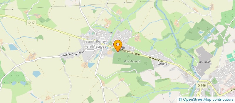 localisation de l'entreprise SCI DU ROUVRE à MONTREVAULT-SUR-EVRE