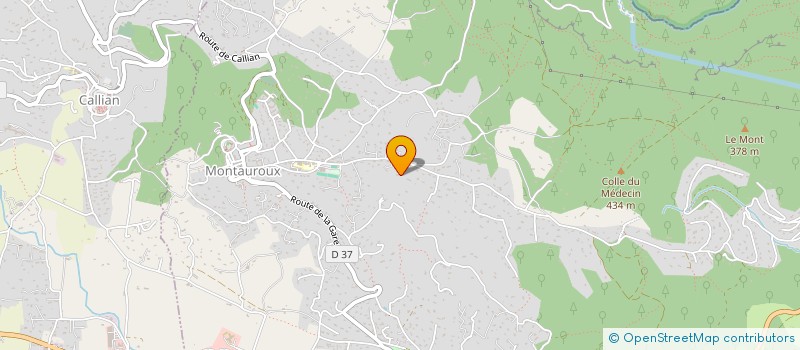 localisation de l'entreprise SCI DU ROUY  MONTAUROUX