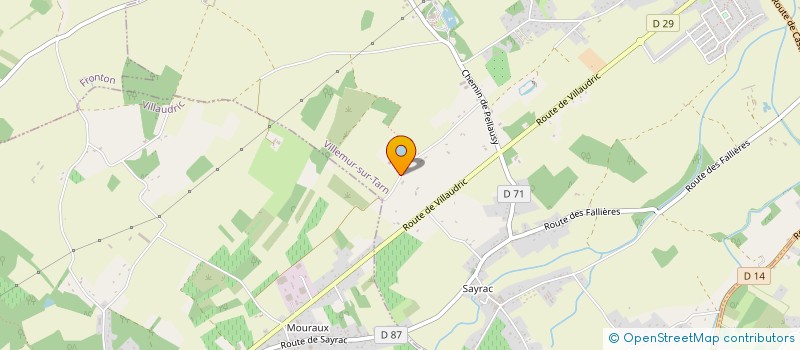 localisation de l'entreprise SCI DU ROUZET  VILLEMUR-SUR-TARN