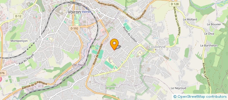 localisation de l'entreprise SCI DU ROY  COUBLEVIE