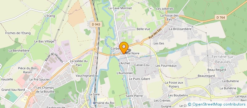 localisation de l'entreprise SCI DU ROY  LOCHES