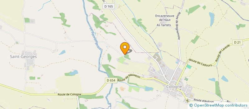 localisation de l'entreprise SCI DU ROY  THOUX