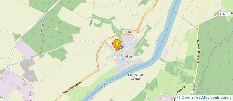 localisation de l'entreprise SCI DU ROY D AMON à LAGNIEU