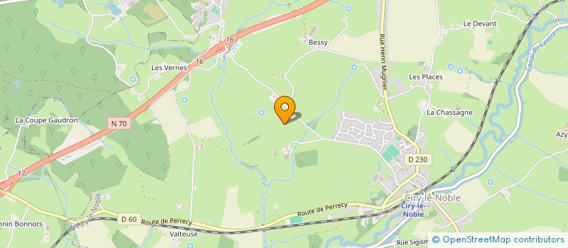 localisation de l'entreprise SCI DU ROZELAY  CIRY-LE-NOBLE