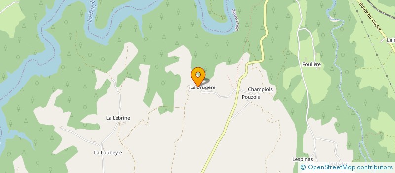 localisation de l'entreprise SCI DU ROZIER à VAL D'ARCOMIE
