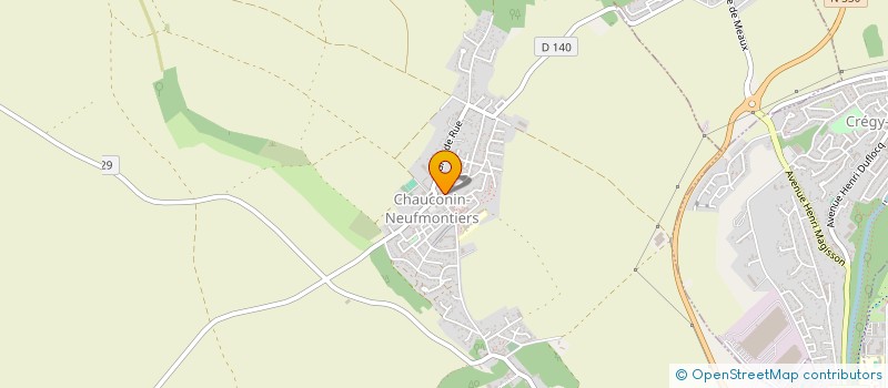 localisation de l'entreprise SCI DU RU  CHAUCONIN-NEUFMONTIERS