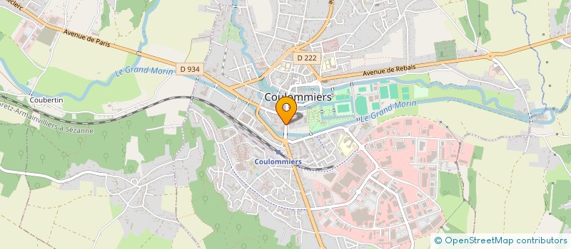 localisation de l'entreprise SCI DU RU DE LA MOISERIE à COULOMMIERS