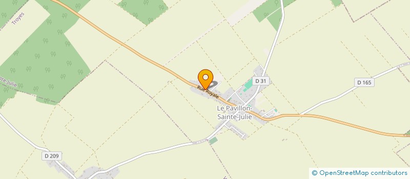 localisation de l'entreprise SCI DU RU DES FONTAINES  LE PAVILLON-SAINTE-JULIE