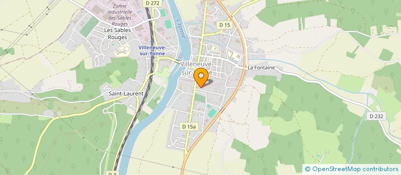 localisation de l'entreprise SCI DU RU GALANT  VILLENEUVE-SUR-YONNE