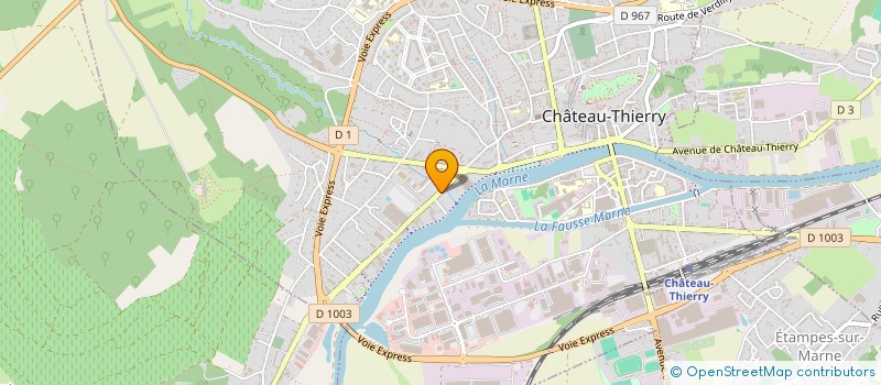 localisation de l'entreprise SCI DU RUGANACHE  COULOMMIERS