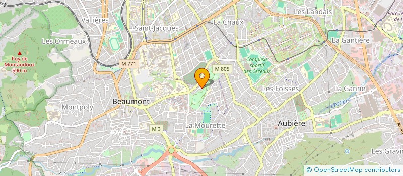 localisation de l'entreprise SCI DU RUISSEAU  BEAUMONT