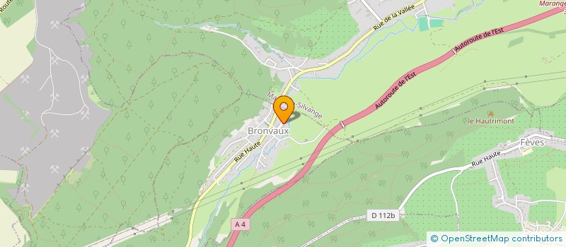 localisation de l'entreprise SCI DU RUISSEAU  BRONVAUX