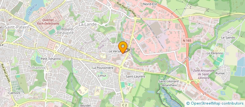 localisation de l'entreprise SCI DU RUISSEAU  SENE