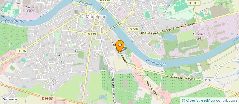 localisation de l'entreprise SCI DU RUISSEAU DE L'ESPINASSAT à BERGERAC