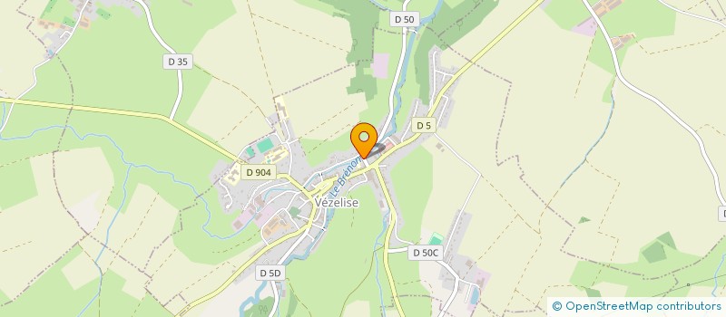 localisation de l'entreprise SCI DU RUISSEAU LORRAIN  VEZELISE