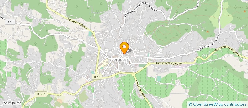 localisation de l'entreprise SCI DU RUOU  LORGUES