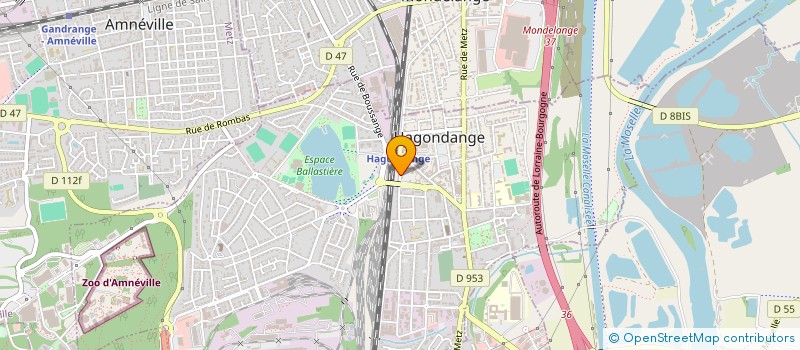 localisation de l'entreprise SCI DU RUPT DE MAD à HAGONDANGE