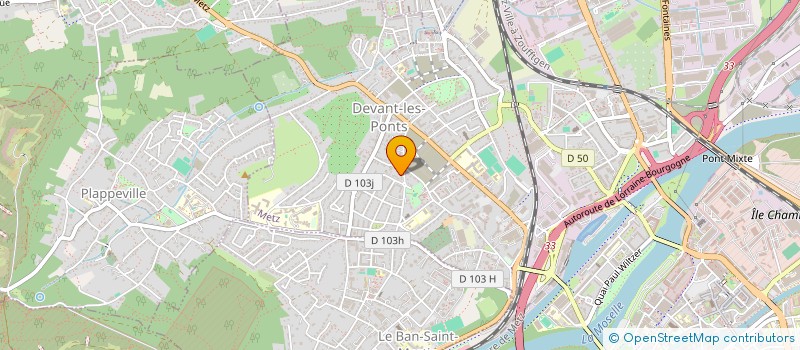 localisation de l'entreprise SCI DU RUSBORN à LONGEVILLE-LES-METZ