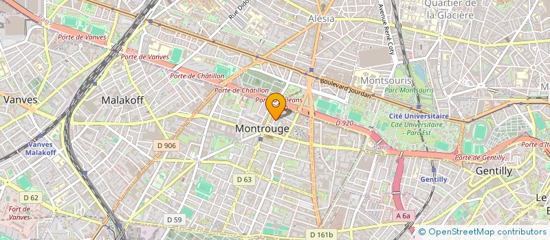 localisation de l'entreprise SCI DU RUSSELL  MONTROUGE