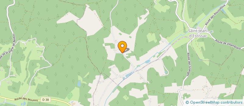localisation de l'entreprise SCI DU RYON  ST-JEAN-D ESTISSAC