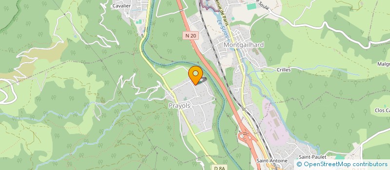 localisation de l'entreprise SCI DU SABARTHES à BURRET