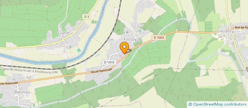 localisation de l'entreprise SCI  DU SABLON  FOSSOY