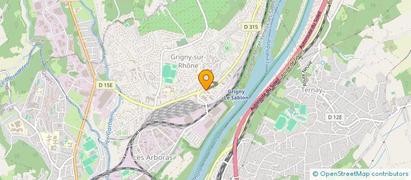 localisation de l'entreprise SCI DU SABLON  GRIGNY