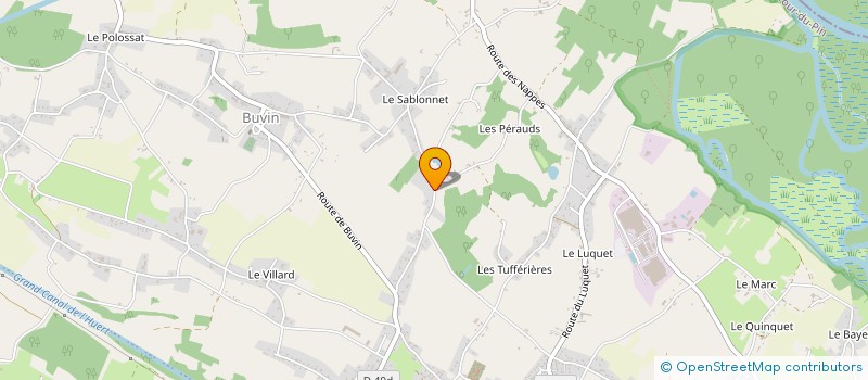 localisation de l'entreprise SCI DU SABLONNET 351  LES AVENIERES VEYRINS-THUELLIN