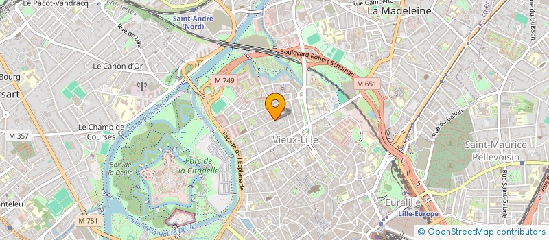 localisation de l'entreprise SCI DU SABORD  LILLE