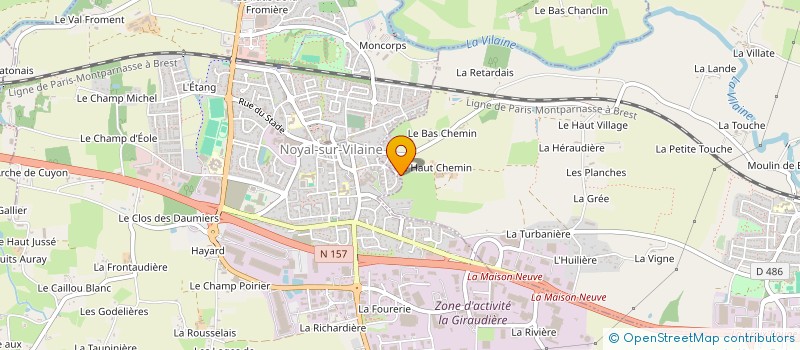 localisation de l'entreprise SCI DU SABOT  BRECE