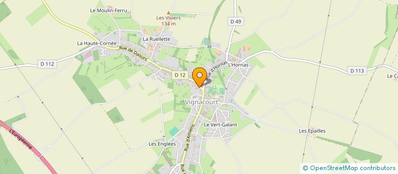 localisation de l'entreprise SCI DU SAC  VIGNACOURT