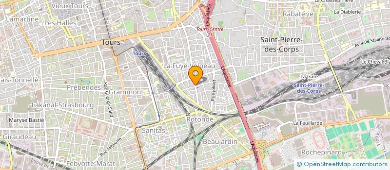 localisation de l'entreprise SCI DU SACRE COEUR  TOURS