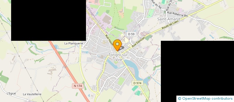 localisation de l'entreprise SCI DU SACRE COEUR  TORIGNY-LES-VILLES