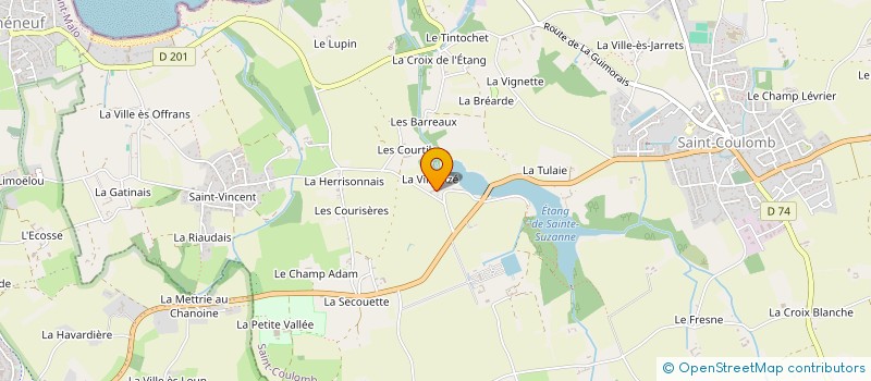localisation de l'entreprise SCI DU SACRE COEUR  SAINT-COULOMB