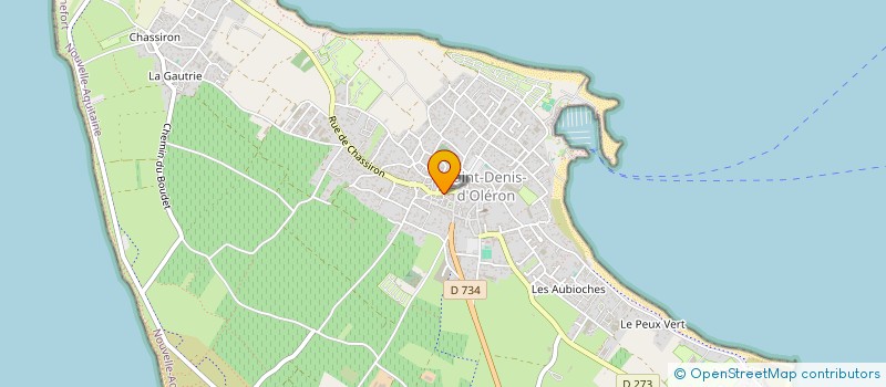 localisation de l'entreprise SCI DU SAFRAN  SAINT-DENIS-D'OLERON