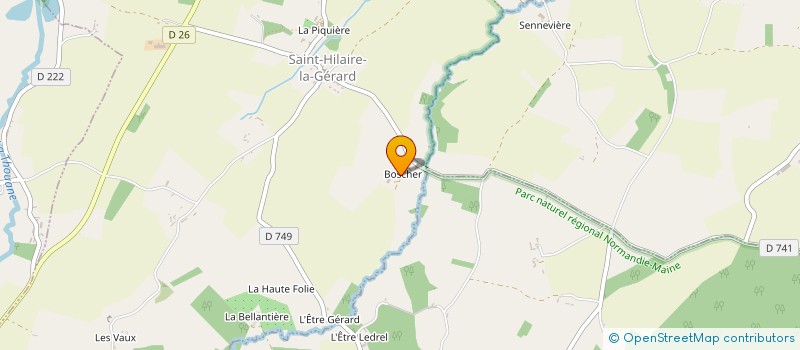 localisation de l'entreprise SCI DU SAGITTAIRE à MORTREE